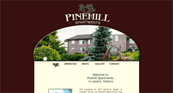 Desktop Screenshot of pinehillapartments.ca